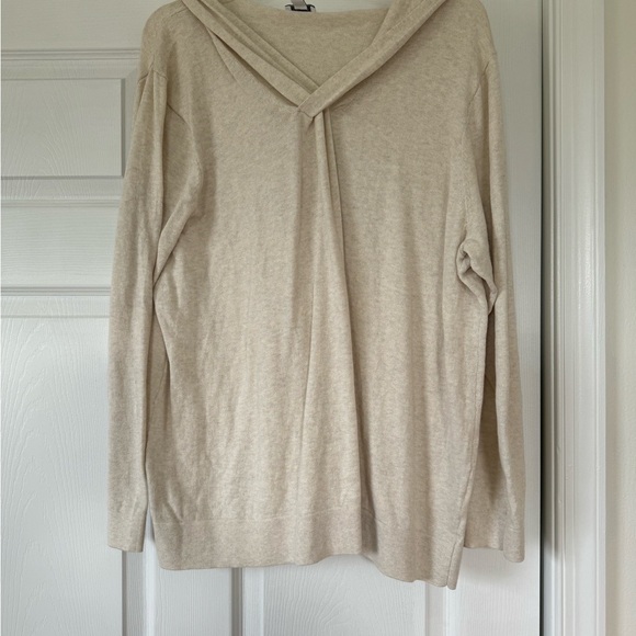 J.Jill Lightweight Loungewear Hooded Pullover Sweater - Picture 2 of 6